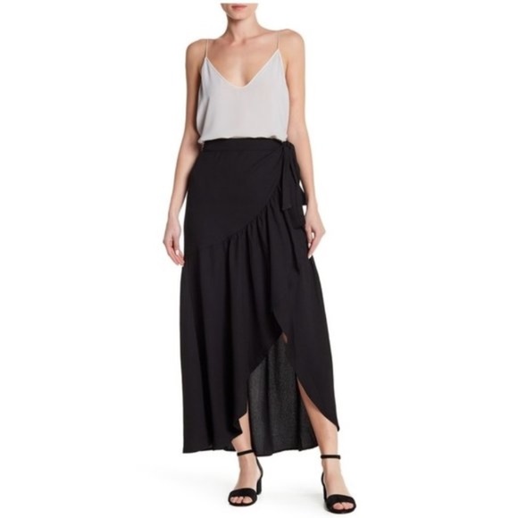 Know One Cares Ruffle Wrap Skirt - Picture 2 of 6